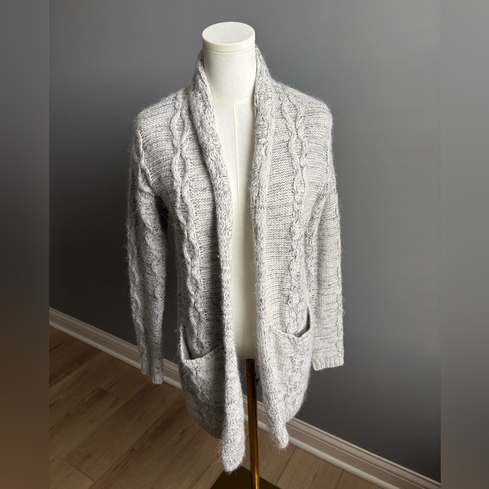 Cynthia Rowley Wool/Alpaca Blend Chucky Knit Cardigan
